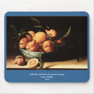 Louise Moillons Schale mit Curacao-Orangen (1634) Mousepad
