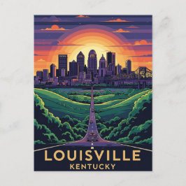 Louiseville Kentucky Travel Postkarte