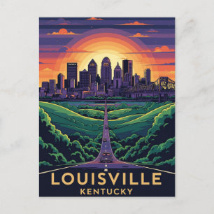 Louiseville Kentucky Travel Postkarte