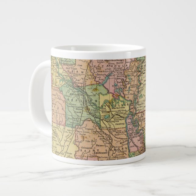 Louisiana 10 Jumbo-Tasse (Vorderseite Links)