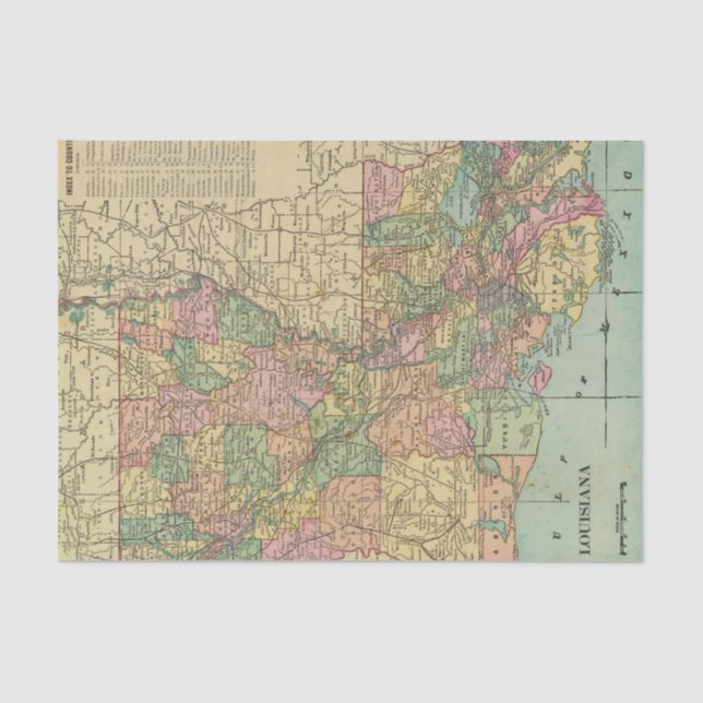 Louisiana 10 seidenpapier (Vorderseite)