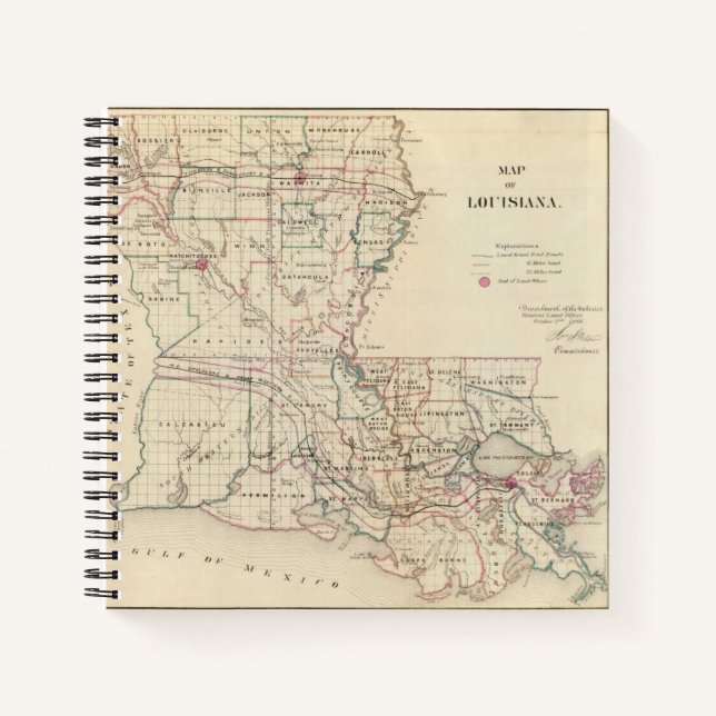 Louisiana 2 2 notizbuch (Vorderseite)