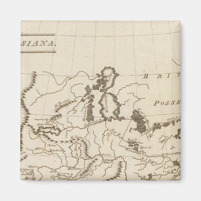 Louisiana 4 magnet (Vorne)