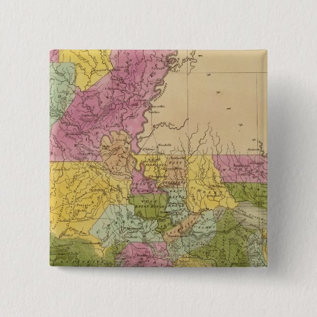 Louisiana 7 button (Vorderseite)