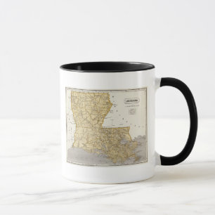 Louisiana Atlas Karte Tasse