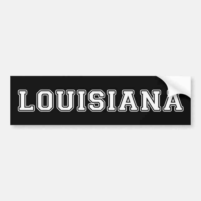 Louisiana Autoaufkleber (Vorne)