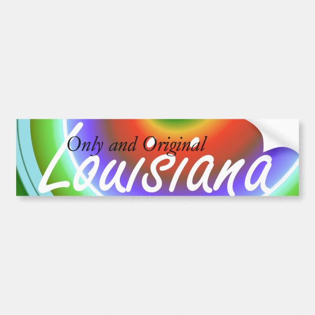 Louisiana Autoaufkleber (Vorne)