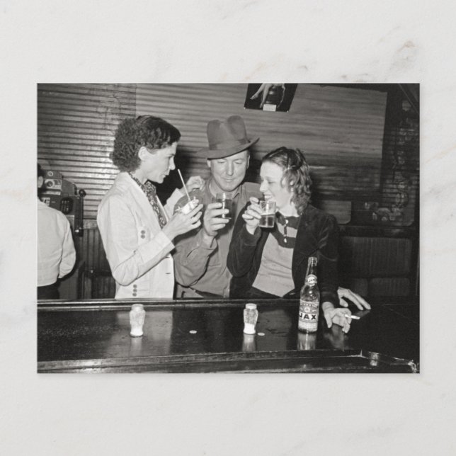 Louisiana Bar, 1938 Postkarte (Vorderseite)