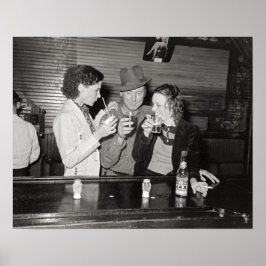 Louisiana Bar, 1938. Vintages Foto Poster
