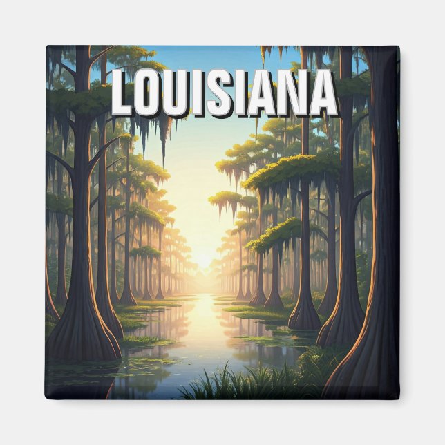 Louisiana Barataria Preserve Magnet (Vorne)