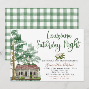 Louisiana Bayou-Baby-Shower-Einladung Einladung