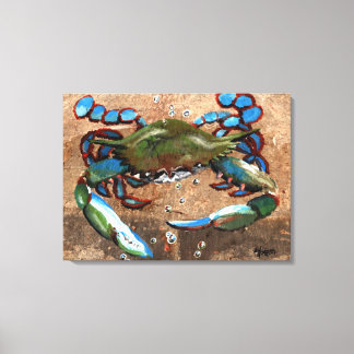 Louisiana Blue Crab Leinwanddruck