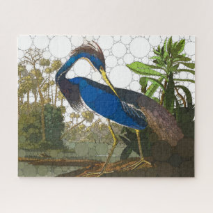 Louisiana Blue Heron von After John James Audubon Puzzle