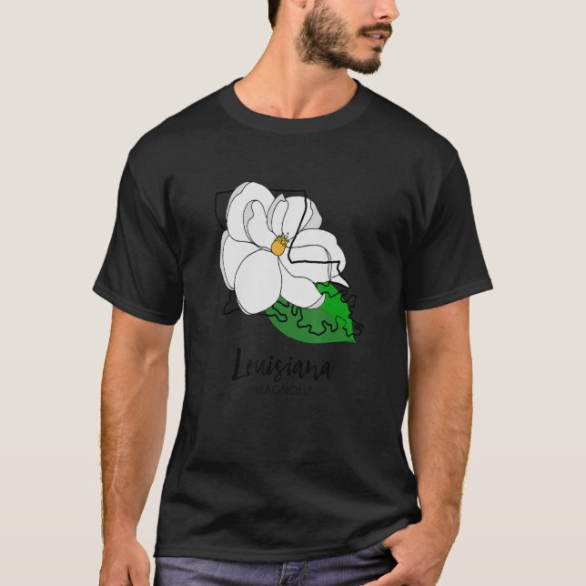 Louisiana-Blume T-Shirt (Vorderseite)