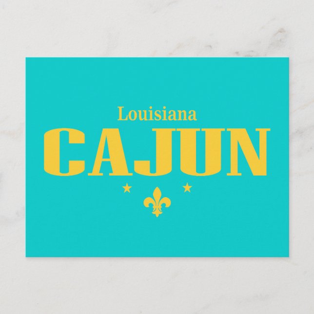 Louisiana Cajun Postkarte (Vorderseite)