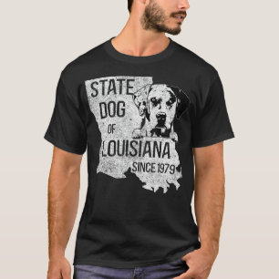 Louisiana Catahoula Leopard Dog US Staat Dog Fan L T-Shirt