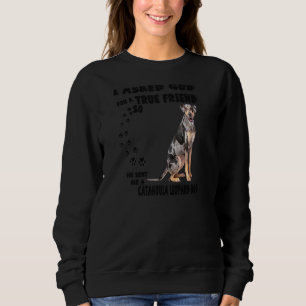 Louisiana Catahoula Leopard Quote Mama Vater Catah Sweatshirt