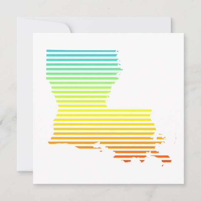 Louisiana chill fade einladung (Vorderseite)