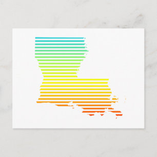 Louisiana chill fade postkarte