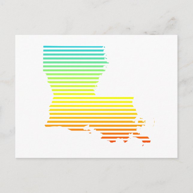 Louisiana chill fade postkarte (Vorderseite)