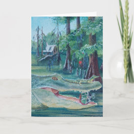 Louisiana Christmas card Karte