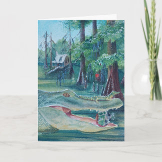 Louisiana Christmas card Karte