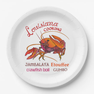 Louisiana Cooking Pappteller