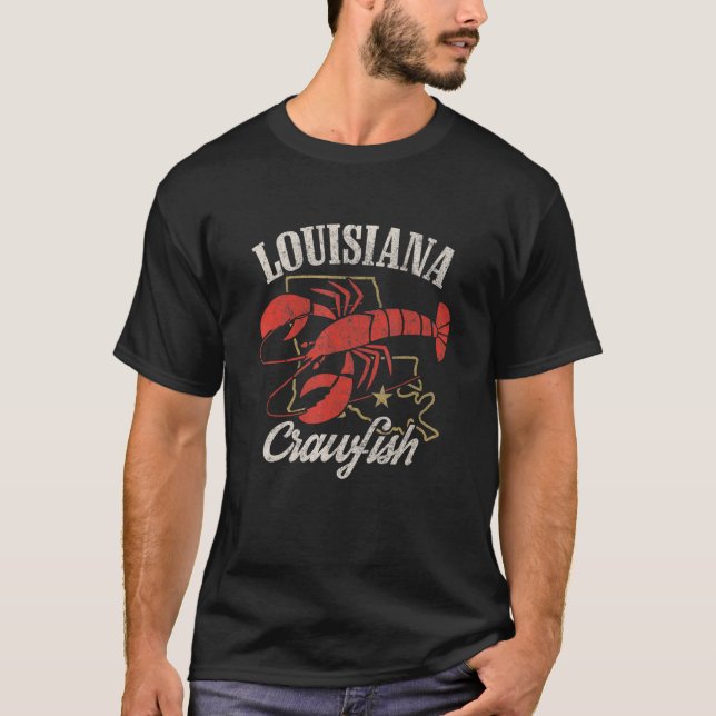 Louisiana Crawfish Lover Crayfish Cajun Boil Seaso T-Shirt (Vorderseite)