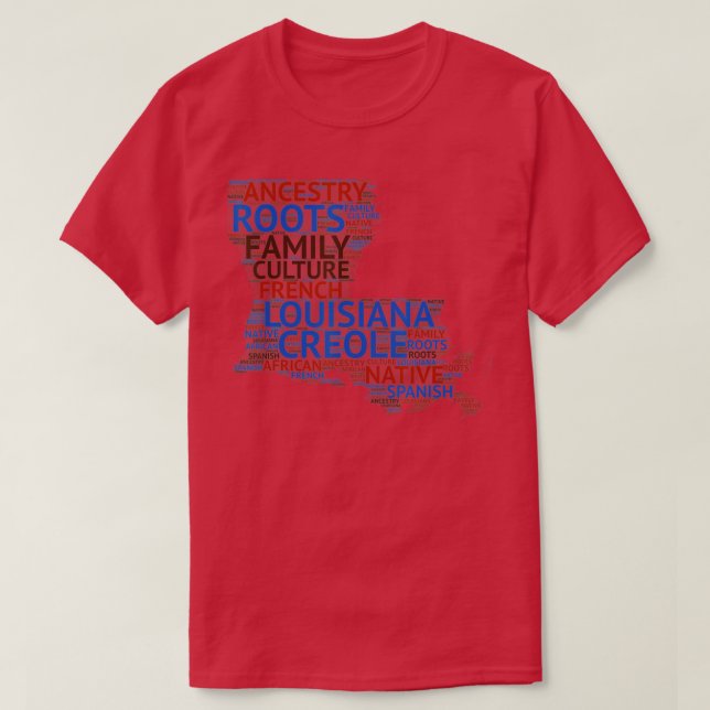 Louisiana Creole Roots T-Shirt (Design vorne)