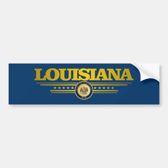 Louisiana (DTOM) Autoaufkleber (Vorne)