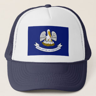Louisiana Flag Hat Truckerkappe