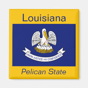 Louisiana Flag Magnet