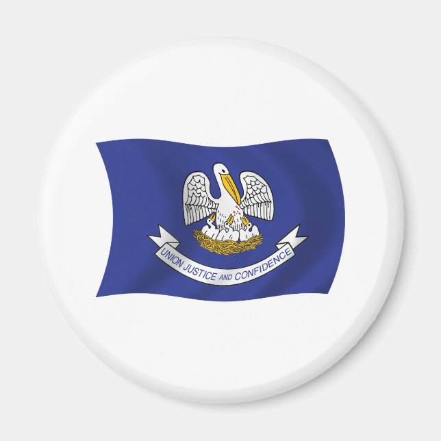 Louisiana Flag Magnet (Vorne)