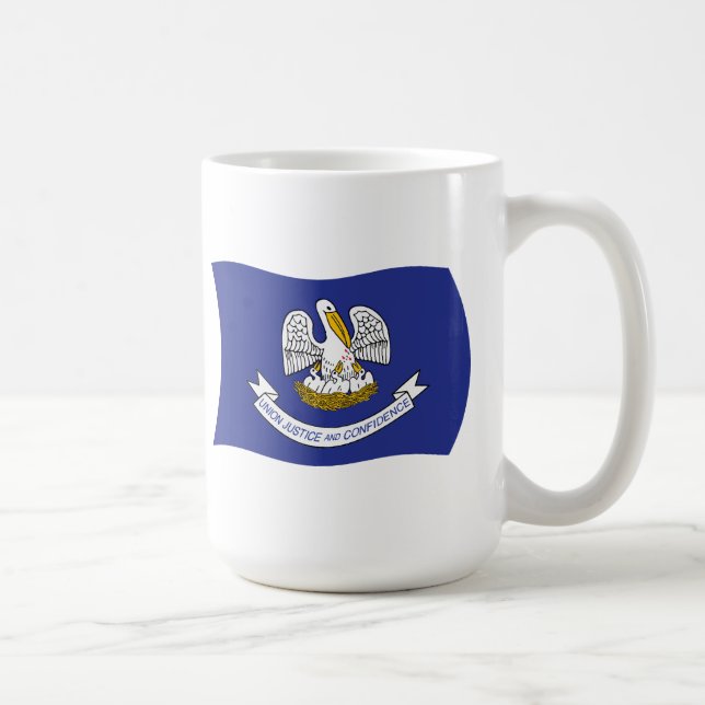 Louisiana Flag Tasse (Rechts)