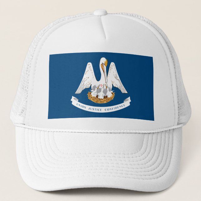 LOUISIANA FLAG TRUCKERKAPPE (Vorderseite)