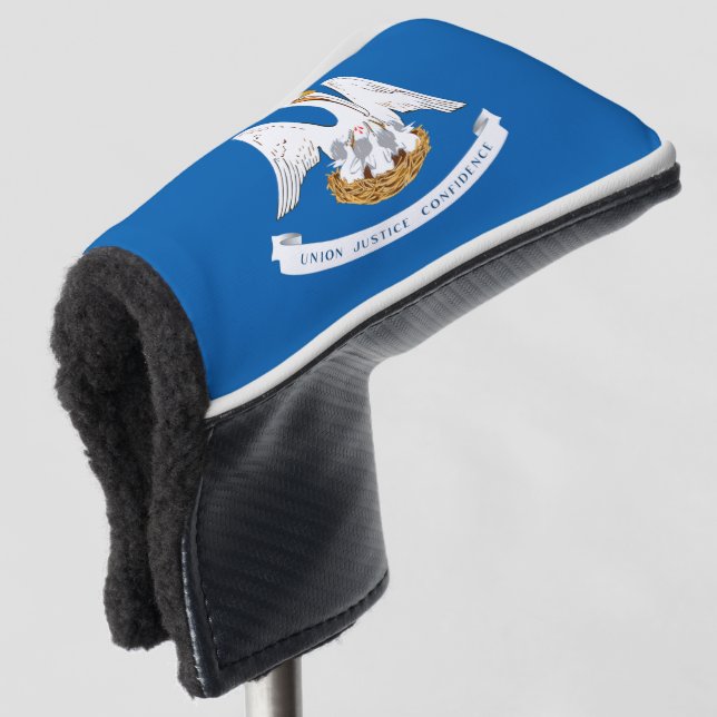 Louisiana-Flagge Golf Headcover (3/4 Vorderseite)
