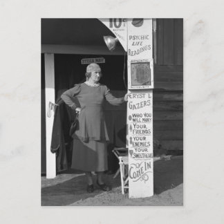 Louisiana Fortune Teller, 1938 Postkarte