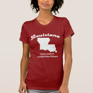 Louisiana - gekommenes Schwimmen schönes New T-Shirt