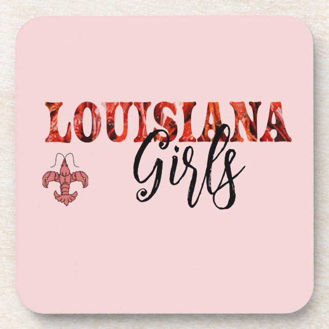 Louisiana Girls Getränkeuntersetzer (Vorderseite)