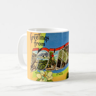Louisiana Greetings Postcard Kaffeetasse