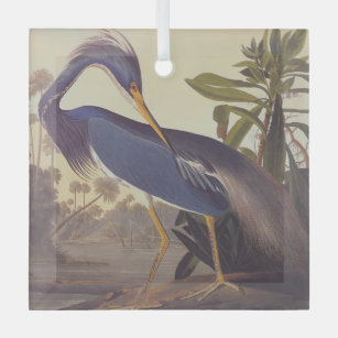 Louisiana Heron Ornament Aus Glas
