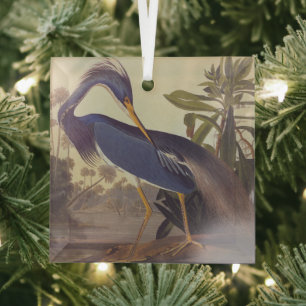 Louisiana Heron Ornament Aus Glas