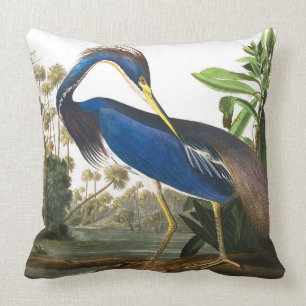 Louisiana Heron von John James Audubon Kissen