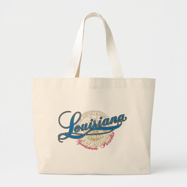 Louisiana Jumbo Stoffbeutel (Vorne)