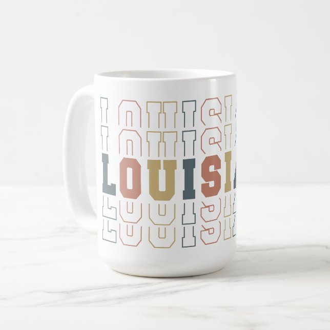 Louisiana Kaffeetasse (Vorderseite Links)