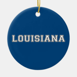 Louisiana Keramik Ornament