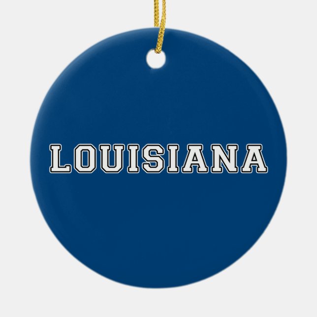 Louisiana Keramik Ornament (Vorne)