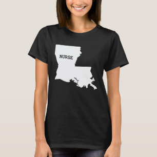 Louisiana-Krankenschwester State RN CNA LPN Wertsc T-Shirt