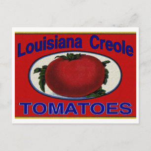 Louisiana Kreole Tomaten Postkarte