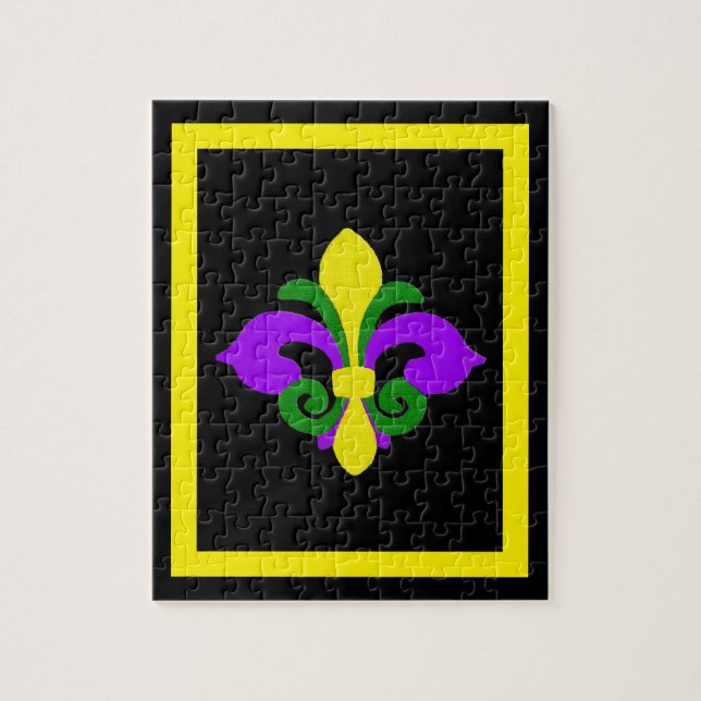 Louisiana Lilie (Mardi Gras).jpg Puzzle (Vertikal)